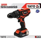 Yato akkumulátoros fúrócsavarozó 18V - 40Nm - elektromos kisgép