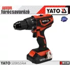 Yato MABUCHI akkumulátoros fúrócsavarozó 18V - 40Nm - elektromos kisgép