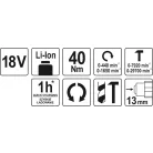 Yato akkumulátoros fúrócsavarozó 12V - 40 Nm (csak gép) - elektromos kisgép