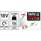 Yato akkumulátoros multiszerszám 18V (csak szerszám) - elektromos kisgép