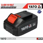 Yato LI-ION 18V akkumulátor 3.0 AH - elektromos kisgép