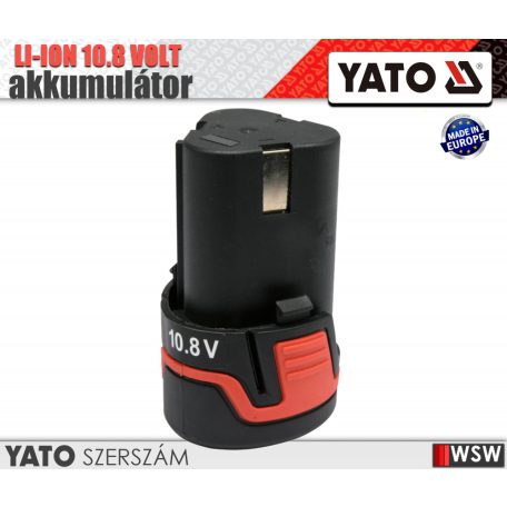 Yato LI-ION 10.8V akkumulátor 1.0 AH - elektromos kisgép