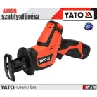 Yato akkumulátoros szablyfűrész 12V - elektromos kisgép