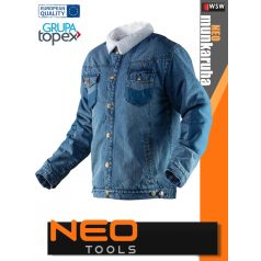   Neo Tools DENIM technikai kopásálló farmer bélelt kabát - munkaruha